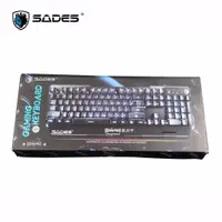 在飛比找蝦皮購物優惠-SADES 賽德斯 狼刃甲 104鍵 鍵盤 類機械鍵盤 紅軸