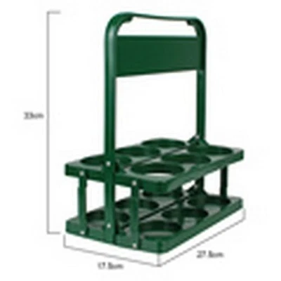 Cup Organizer Beer Bottle Carrier Drink Caddy Holder Bar Display Basket 6 Pack =