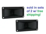 NEW Pair (2 pack) Pro Audio Piezo Horn Tweeter 2" x 5" 8 Ohm 200W PA DJ Speaker