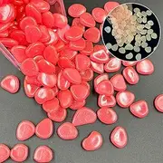 350 Pieces of Luminous Rocks,，0.79-1.181 inches，Luminous Pebbles,Pebbles for Plants/Yards/backyards/Fish Tanks/Swimming Pool Items，Add Charm to Your Space ﻿(Pink)