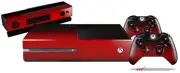 Smooth Fades Red Black Skin Set fits XBOX One Console Controllers