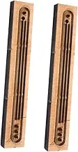 Angoily 2pcs Crafts Cutting Mold Bracelet Leather Die Cut Shapes Wooden Punching Die Cutter for DIY Leather Crafts Wooden Dies Punching Dies DIY Making Accessories Wood Light Brown