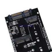 2 In 1 M.2 M2 NGFF/Msata SSD to SATA III 3.0 Adapter Card 2242 2260