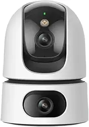 WiFi IP 10MP Camera Dual Indoor AI Human & Pet Detection Smart Color Night Vision PT Surveillance Cameras(U/S_10MP ADD 128G)
