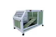 YES4PETS Rabbit Hutch Cat House Cage Guinea Pig Ferret Cage