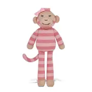 Organic Farm Buddies 20cm Maggie the Monkey Small Buddy Plush Animal Toy 0+