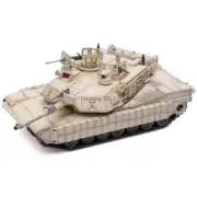 1/72 US Army M1A2 Tusk I Tank Model Diecast Military Vehicle Toy for Boys Gifts
