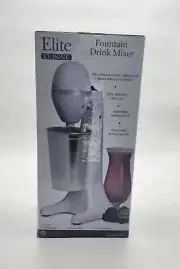 New Elite Cuisine Fountain Drink Mixer. RED Color
