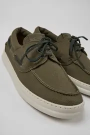 Runner Green textile sneakers for men