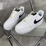 NIKE AIR FORCE 1 '07 ESS 黑白金 休閒運動鞋 男女鞋 CZ0270-102