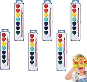 Yulokdwi Water Color Paints with Paintbrush | Valentines Paint Drawing Sets for Kids - Art Crafts Drawing Supplies for Artists, Amateur Hobbyists, Children