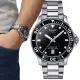 【TISSOT 天梭 官方授權】SEASTAR 1000海星系列 黑 潛水腕錶 / 40mm 母親節 禮物(T1204101105100)