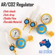 Argon Gas Pressure Regulator Gauge Flow Meter Mig Tig Welding Welder Tools