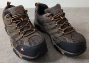 MERRELL Men's Size 10 Wide Moab Vertex Vent Composite Toe Clay Brown Shoes