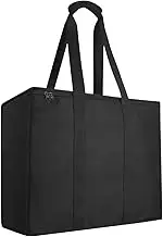 Jubepk Folding Mattress Bag, Camping Storage Bag, 18.9x9.06x14.96 Inches, Wear Resistant Pouch, Carrying Organizer Handles, Foldable Mattress Case for Travel and Home (Dark)