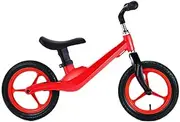 Balance Bike Tricycle Trike Children's Balance Bicycle, Ultra-Light Children's Outdoor Slide Baby Double-Wheel Bicycle-Free Magnesium Alloy Frame, 2-6 Years Old, 4 Colors (Color : Red)