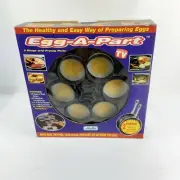Egg-A-Part As Seen On TV With Two Non-stick Frying Pans New