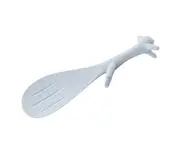 Squirrel Non-stick Rice Scoop Cartoon Meal Spoon Stand Upright Kitchen Utensil-Blue