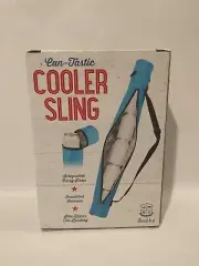 Wembley Can-Tastic Cooler Sling Sleeve Blue Pack Stores 6 Cans Cold NEW