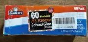 60 Count Elmer's Glue Sticks Washable All Purpose School Glue Sticks 0.24oz