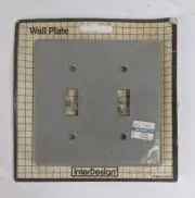 1994 InterDesign Double Toggle Light Switch Covers / Wall Plate Unused