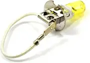 GANAZONO 12v Car Fog Light Bulbs Pair 3000k Xenon Bulb Daytime Running Lights for Foggy Rainy Snowy Days