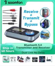 SOOMFON 3-in-1Bluetooth Transmitter Receiver for TV Bluetooth 5.0 Audio