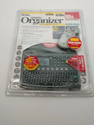 Royal Personal Organizer RG1160nx PDA 160KB w/ Royal Glo Nite Vue NEW sealed