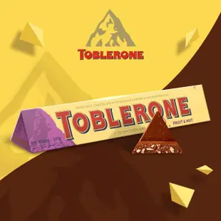 【TOBLERONE】瑞士三角牛奶巧克力含葡萄堅果及蜂蜜及奶油杏仁(100g)