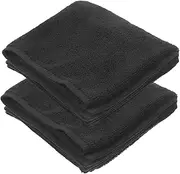 MUSISALY Hair Drying Towel Wrap Microfibre Beach Towel 2pcs Cotton Hair Towels Highly Absorbent Cotton Towels for Adults for Salon Use and Beach 100g Soft Durable Non Fading