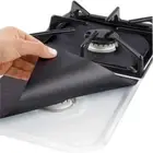 Non-Stick Gas Range Protectors - Reusable Aluminum Foil Gas Stove Burner Cover P