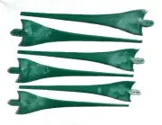 Wind turbine generator 6 Pc. Fast RPM! MEAN-GREEN prop HARD PLASTIC!