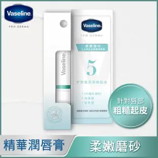 VASELINE 凡士林全能精華潤唇膏 柔嫩磨砂 1.8G