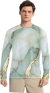 [Caihoyu] Men's Rash Guard Shirts Quick Drying Comfort UV Protective Clothing Outdoors