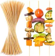 100 Pack Bamboo Skewers for Grilling, BBQ, Kabobs, Crafts & Outdoor Parties 10-I