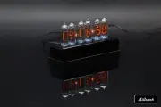 IN-14 NIXIE TUBE CLOCK ASSEMBLED ACRYLIC ENCLOSURE ADAPTER 6-tubes by MILLCLOCK