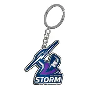 Melbourne Storm NRL Keyring ENAMEL LOGO
