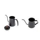 Pour Over Gooseneck Coffee Kettle Long 4mm Spout Japanese Style 400ml Black