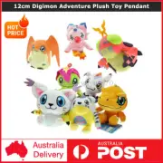 12cm Digimon Adventure ALL Character Agumon Plush Toy Pendant Souvenirs Kid Gift