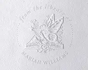 Fairy Book Embosser | Crown Book Stamp | Custom Library Stamp | Mystical Book Embosser | Fantasy Novel Lover Gift | Bookish Gift