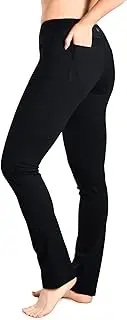 [Yogipace] Petite/Regular/Tall Length Women's Straight Leg Yoga Pants Workout Pants Slim Fit Every Body Type