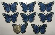 butterfly patch iron on butterfly patch butterflies Monarch 1 7/8" 8 patches