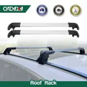 1 Pair Aluminum Cross Bar for KIA Seltos SP2 2019+ Roof Rack Clamp in Flush Rail