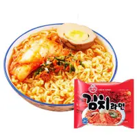 在飛比找蝦皮購物優惠-韓國歐巴最愛 不倒翁泡菜拉麵泡麵 120g/包