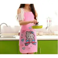 在飛比找蝦皮購物優惠-Hello Kitty 粉色防水烹飪圍裙