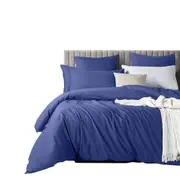 Hotel Soft Quilt Doona Duvet Cover Set Single Queen Super King Navy
