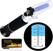 0-28% Salinity Refractometer ATC, Sodium Chloride (NaCl) Salt Level Meter Tes...