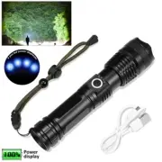 USB Rechargeable LED Flashlight Super Bright Torch Tactical Lamp Outdoor Lamp