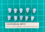 Empire Knights Knight Heads x 10 I Matching Champ Warhammer Sigmar RARE OOP D8 E