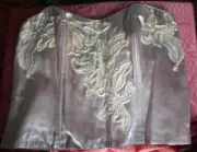 Natori Corset Bustier Pink Beaded Saks Fifth Ave Size Medium New With Tags